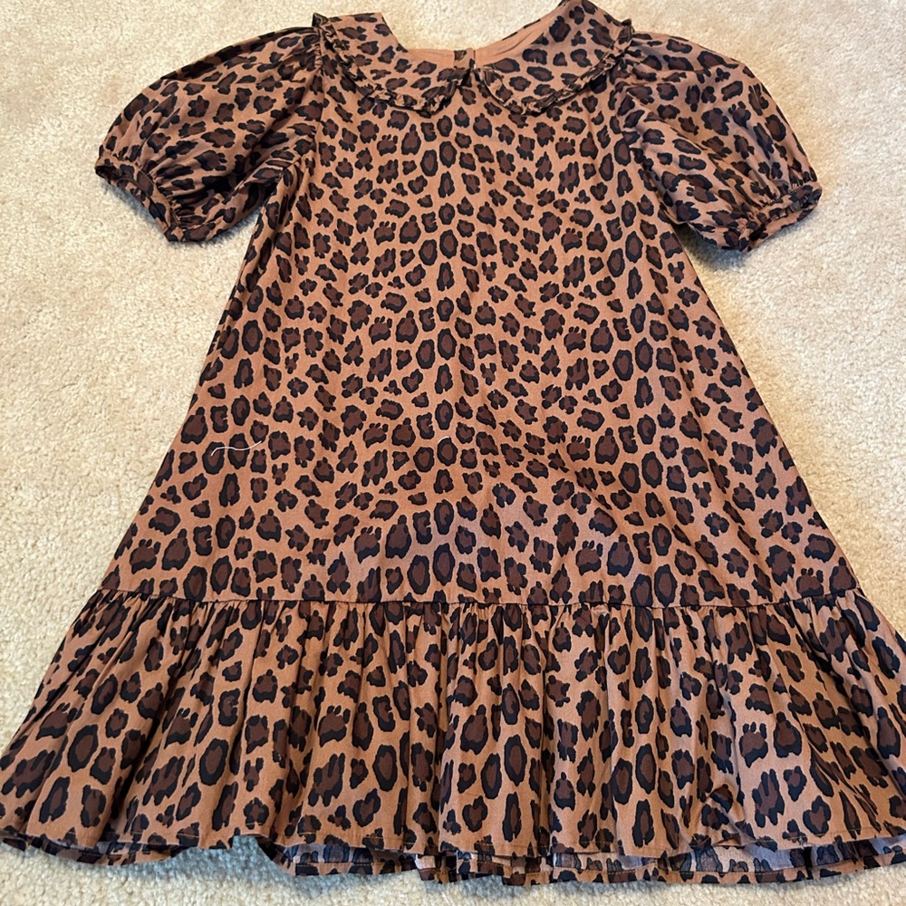 Girls leopard print dress